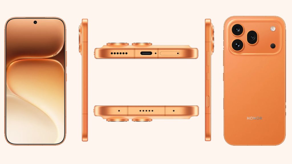 Honor 600 Pro官方寫真曝光 橙白黑三色登場 外觀與iPhone 17 Pro高度相似