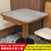 儲物餐桌帶抽屜｜商用餐飲家具｜節省空間設計｜防火板檯面｜耐用易清潔