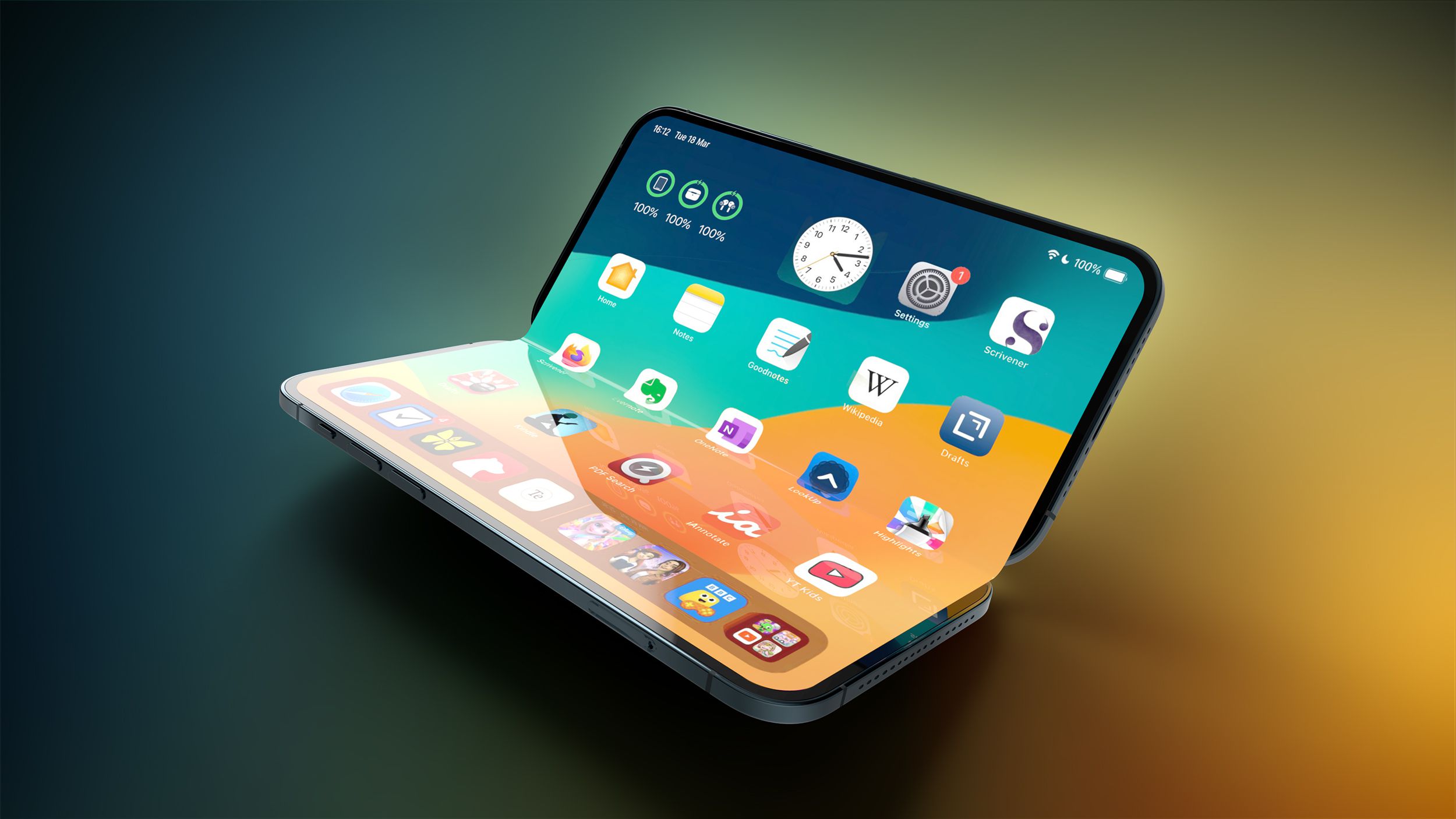 蘋果摺疊 iPhone 傳聞再起 雙螢幕尺寸曝光恐延至2027上市